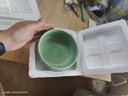 六品堂青瓷笔洗大号笔洗三件套笔洗缸文房四宝毛笔书法国画用品陶瓷水碟墨碟仿古书法工具茶洗多功能水盂 弟梅中洗 实拍图