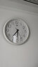 康巴丝（Compas） WIFI挂钟客厅时钟卧室钟表智能网络对时自动校时考场办公钟2716S WIFI423款-白色 33cm 实拍图