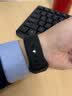 达梭适用苹果手表S11表带Apple Watch S10/S9/SE3/Ultra官方液态硅胶iwatch8/7/6运动防水手表链 经典-黑色 44/45/46/49mm（标准码） 实拍图