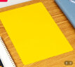 得力（deli）实色复写板书写垫板学生会议考试写字板A4A5学生手工切割写字防割软桌复写垫板夹报告夹 A4(298*198mm) 蓝色 实拍图
