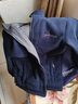 尔汝交出口挪威单加绒加厚双面摇粒绒抓绒衣男秋冬保暖休闲宽松大码外套 藏青色 S 【130-145斤】 实拍图