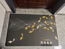 先邦入户门地垫玄关进门门口脚垫软硅藻泥家用吸水防滑脚踏垫子可定制 年年有余【店长力荐】 80cm*120cm（多数人的选择） 实拍图