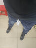 啄木鸟（TUCANO）牛仔裤男束脚休闲裤男士韩版潮裤子春季宽松哈伦长裤 蓝灰 L 实拍图