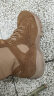 际华三五三五2021新式棕色作战靴超轻高帮战靴男侧拉链真皮耐磨沙漠靴登山鞋 棕色作战靴（原版） 43 /265（两双鞋垫） 晒单实拍图