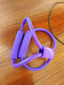 安踏脚蹬拉力器瘦肚子仰卧起坐辅助器中老年健身器材女家用减肥卷腹 【桔梗紫】脚蹬拉力器+8字拉力器 实拍图