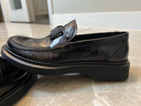 金利来（Goldlion）男鞋乐福鞋个性皮鞋时尚舒适套脚商务休闲鞋G508310294AAB黑色38 实拍图