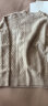 ERDOS【善系列】 秋冬时尚百搭休闲圆领绞花男羊绒衫 沙色 165/88A/S 晒单实拍图