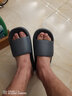 惠夫人拖鞋男室内夏季防滑软底洗澡家用情侣平跟女士家居家浴室凉拖鞋 【简约/轻】浅灰 44-45 （适合43-44码穿） 实拍图
