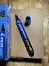 百乐（PILOT）油性马克笔记号笔堑刀型易干标记笔 SCA-400  B尖蓝色12支 实拍图