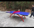 健伦（JEEANLEAN） 乒乓球桌室内家用可折叠比赛专业标准移动乒乓球台户外 室外彩虹腿KL315 实拍图