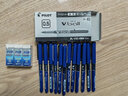 百乐（PILOT）BL-VB5-小威宝直液式走珠笔子弹头中性笔签字笔学生文具套装考试水笔 0.5mm蓝色12支装 实拍图