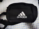 阿迪达斯（adidas）胸包腰包单肩包斜挎包 2024新款男女多功能运动包轻便休闲包小包 黑色/ED6876/24*14*7cm 实拍图