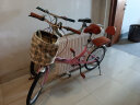 永久（FOREVER） 折叠自行车女款超轻便携小型男变速上班单车成人大人 免安装 顶配-单速-粉色 20英寸（适合身高140-160CM） 实拍图