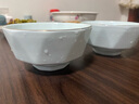 浅野造物 北欧ins金边钻石餐具碗碟盘套装家用影青瓷创意日式纯色家用高颜值盘子鱼盘陶瓷饭碗 影青钻石六人食配汤碗（描金款） 实拍图