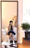 小匠材穿衣镜落地镜试衣欧式全身镜复古入户置地壁挂家用卧室镜子160桃 实拍图
