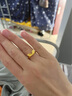 佐卡伊黄金戒指女足金兔耳朵兔子金戒指可爱送女友生日礼物 实拍图