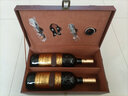 致绪红酒包装盒酒具葡萄酒礼盒皮箱子双支手提皮质装酒箱高档通用 凤尾纹双支（带酒具） 实拍图