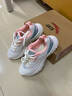 安踏女鞋运动鞋秋冬新款皮网面防泼水跑步鞋轻便防滑休闲鞋妈妈鞋子女 【热销皮面防泼水】白/蟹青/粉-4 36.5 实拍图