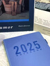 慢作 2026年日程本笔记本本子工作管理效率手册纪事本商务日记本365天日历本记录本办公用品可定制 【竖纹】清新蓝/408页 A5 实拍图