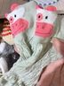 棉可茵儿童袜子春秋夏季薄款婴儿中大童网眼短袜袜子男女童宝宝船袜 网眼小熊童袜-随机 5双 均码 M码建议脚长13-15厘米 实拍图
