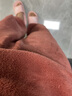 怡淑涵毛毛绒睡衣女士加绒加厚保暖秋冬天初中学生仙女暖暖裤女冬季珊瑚绒家居裤睡裤外穿休闲懒懒裤宽松暖暖 【套装】蜜酱红 大码(建议120-160斤) 实拍图