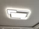 四季沐歌（MICOE） 照明LED客厅灯具套餐卧室吸顶灯餐厅中山灯具北欧后现代灯 160瓦 木纹奢影 普瑞光 三色调光 110cm 实拍图