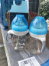 好孩子（gb）PPSU婴儿奶瓶宽口径奶瓶带手柄吸管小饿魔系列300ml蓝色 6个月+ 晒单实拍图