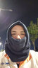 威迪瑞（Wind Tour） 户外抓绒面罩男女款冬季防风脖套护耳保暖面罩护脸头套骑行帽子 加厚羊羔绒款【藏青】 实拍图