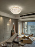格灯堡奢华水晶吸顶灯轻奢客厅灯2025新款大气餐厅卧室高级套餐中山灯具 圆80CM+E14*18+三色LED 实拍图