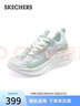斯凯奇（Skechers）糕糕鞋女鞋夏季厚底增高休闲鞋蕾丝透气户外运动鞋松糕鞋117520 实拍图