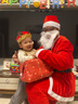 欧妮姿 圣诞老人服装6件套圣诞节装饰金丝绒高档男女圣诞衣服圣诞装饰 实拍图