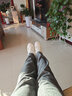 洒模之恋羊毛呢阔腿裤子女秋冬季加厚高腰长裤直筒宽松呢子休闲裤 灰色 32 实拍图