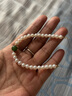 乐卡利 珍珠手链女玉石淡水新中式复古转运珠手串轻奢手环新款送礼手饰 青黛珍珠手链【加证书礼盒】 实拍图
