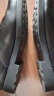 宜驰（EGCHI）皮鞋男士商务休闲正装英伦耐磨舒适通勤鞋子男 1618 黑色 44 晒单实拍图