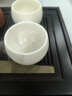 钰铨龙门 羊脂玉瓷釉烧主人杯 德化白瓷禅定杯功夫茶具陶瓷大号个人茶杯 上釉聚福杯 实拍图