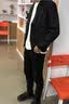 马克华菲夹克男修身春季男士外套休闲韩版棒球服男装上衣 Z8742 黑色 XL 实拍图