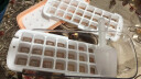 凯欧莉 按压制冰盒冻冰块模具制冰神器冰块模具食品级硅胶冰格制冰神器冷冻储存盒家用带盖制冰盒 樱花粉-硅胶48格+冰盒+冰铲 晒单实拍图