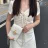 CinvaiKrose官方店小c&k手机包包女包斜挎包链条单肩挎包生日七夕情人节礼物 米白色【送女友老婆女生礼物走心】 实拍图