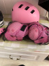 京东京造 儿童轮滑护具 头盔护膝护肘护掌 自行车滑板平衡车护具粉色S 实拍图