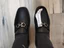 Ferragamo菲拉格慕男士皮鞋商务皮鞋乐福鞋（厚底增高）671792 黑色 40 码（品牌6码） 实拍图