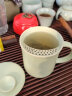 东道汝窑茶水分离杯泡茶杯高档陶瓷带盖家用办公室茶杯开片可养自在杯 【老东道】自在杯-粉青色 晒单实拍图