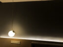 原创品牌植树照明全铜北欧吊灯简约后现代艺术玻璃球咖啡餐厅服装店卧室床头灯 灯罩直径-20CM 暖光 晒单实拍图
