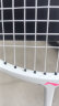 李宁（LI-NING）羽毛球拍男女专业全碳素耐用羽拍高碳系列小钢炮(HC1000) 白色* 实拍图