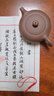 徐保国 宜兴纯全紫砂壶手工泡茶壶家用功夫茶具套装名家紫砂壶 清水泥 龙蛋 约 400ml 实拍图