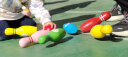 三格田（SANGTY）实木保龄球玩具儿童套装大号室内球类运动男童孩宝宝智力2-3-4岁 2665实木保龄球（巨大/数字） 实拍图