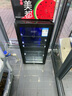 先科食品留样柜小冰箱家用幼儿园食堂酒店办公室冷藏保鲜展示柜水果蔬菜药品柜单开门冰吧透明玻璃带锁 保鲜柜120L（冷藏+蓝光灯+带锁） 实拍图