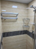 kelaien太空铝玻璃置物架 卫生间壁挂卫浴五金挂件单层浴室收纳单层平台镜前化妆架 长400mm 实拍图