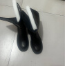 百思图冬商场新款英伦加绒骑士靴不过膝厚底女长筒靴MDC21DG3 黑色 38 实拍图