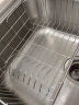 雅高不锈钢沥水架碗碟架 伸缩水槽架 洗菜篮碗碟收纳架 34/46*25*11CM 实拍图