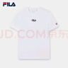 FILA  斐乐官方男士短袖T恤2025运动时尚纯棉圆领针织衫 实拍图
